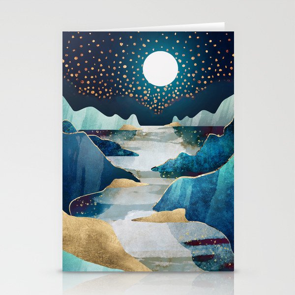 Moon Glow Stationery Cards