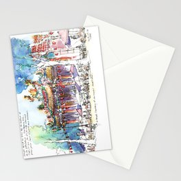 A famous temple and it traditional market in Taipei Stationery Cards