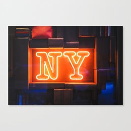 Neon NY Canvas Print