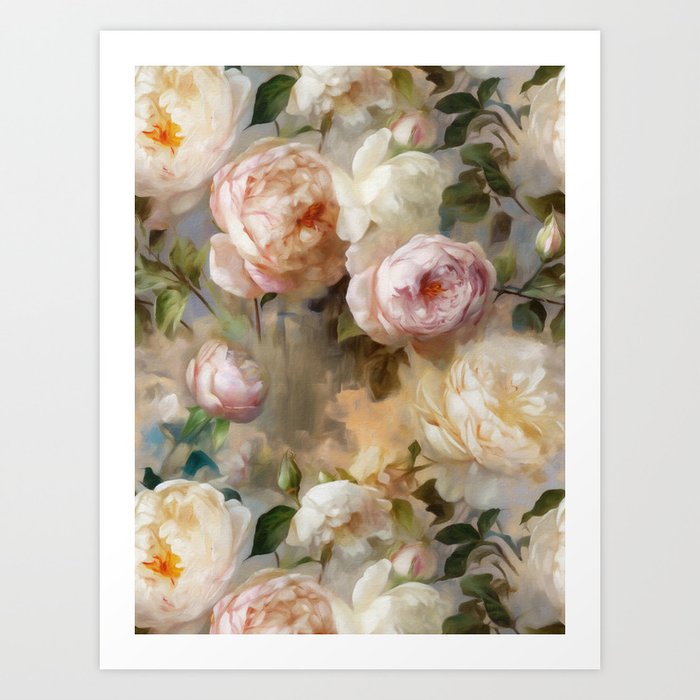 Chill & Bloom IV: Winter-Floral Artworks Art Print