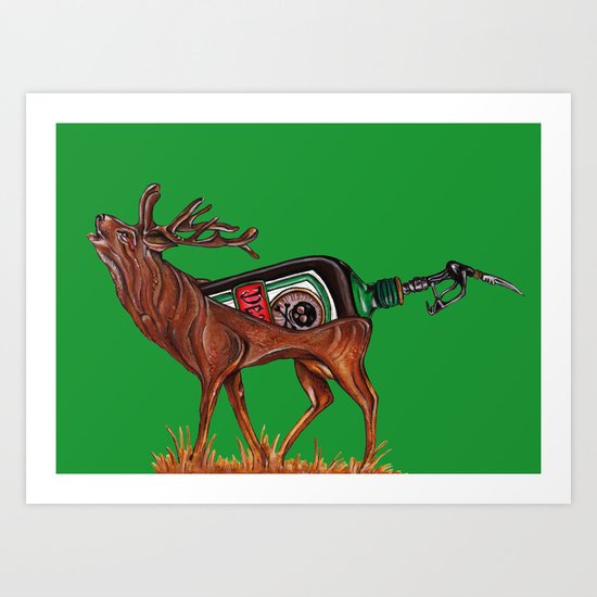 Deer Art Print