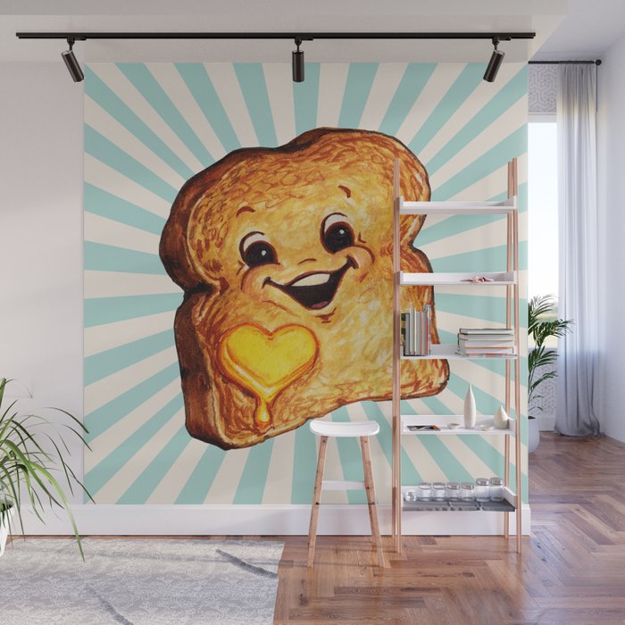 Toast Wall Mural