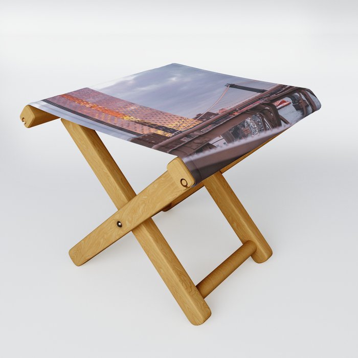 Manhattan Bridge at Sunset | Travel Photography in NYC Folding Stool