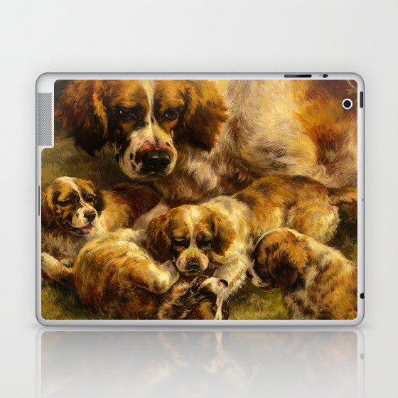 Setter Family by Edmund Henry Osthaus Laptop & iPad Skin