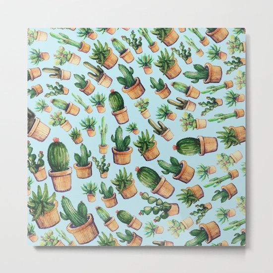 cactus wave Metal Print