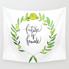 future is female wall tapestries for Any Decor Style  Society6