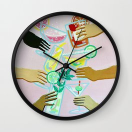 Better With Friends Wall Clock