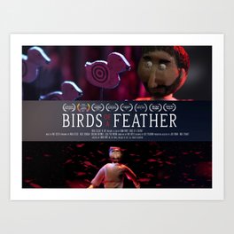 Birds of a Feather: Film Poster Art Print