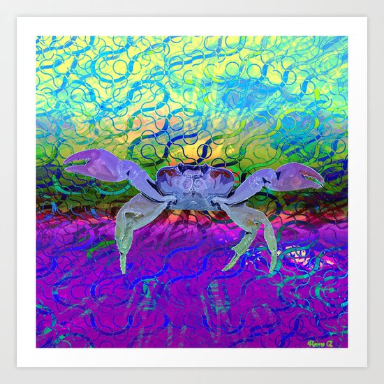 Crab Art Print