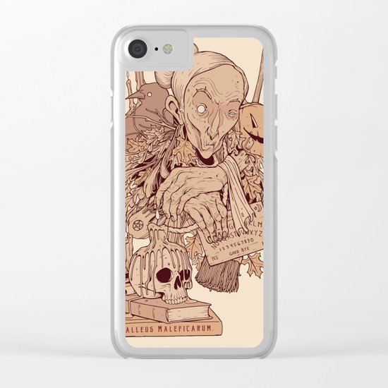 Black Magic Clear iPhone Case
