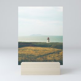 Little red lighthouse Mini Art Print