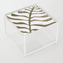 One Hundred-Leaved Plant / Lino Print Acrylic Box