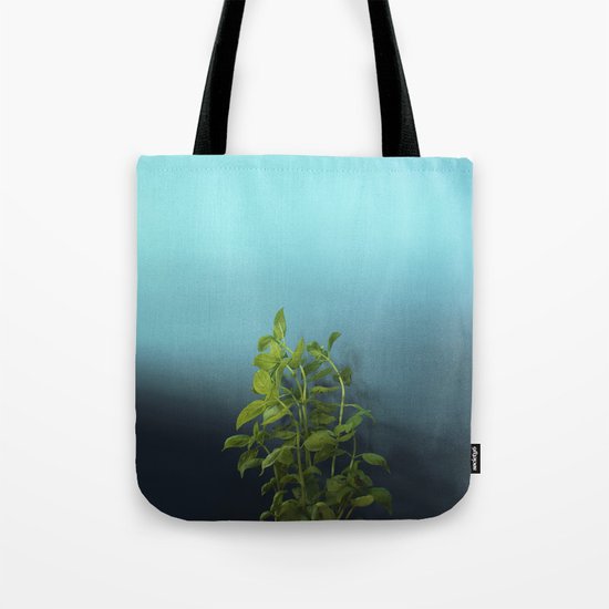 Shy and charming basil Tote Bag