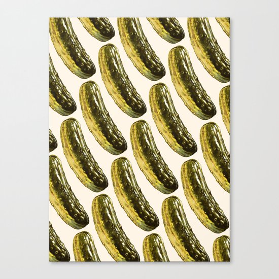 Pickle Pattern Canvas Print