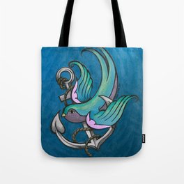 Vintage Tattoo Style Swallow Tote Bag