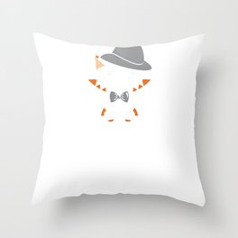Just married Couple Cat Lover Wedding Groom Throw Pillow