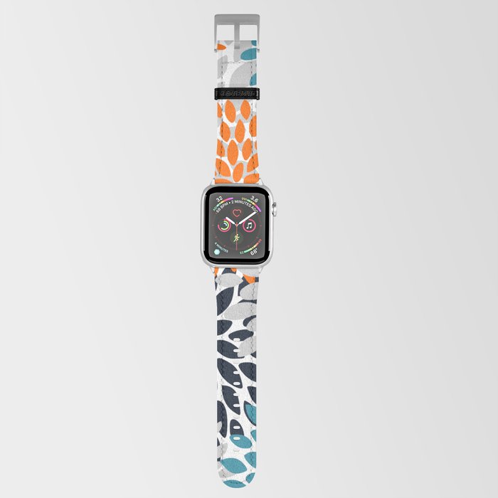 Modern Colorful Flower Apple Watch Band