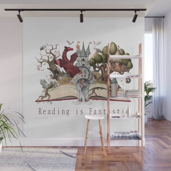 Reading is Fantastic Wall Mural