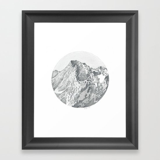 Mountainscape Framed Art Print