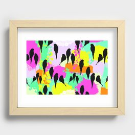 A waiting game Recessed Framed Print