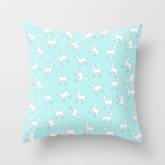 Lama Lama Lama Throw Pillow