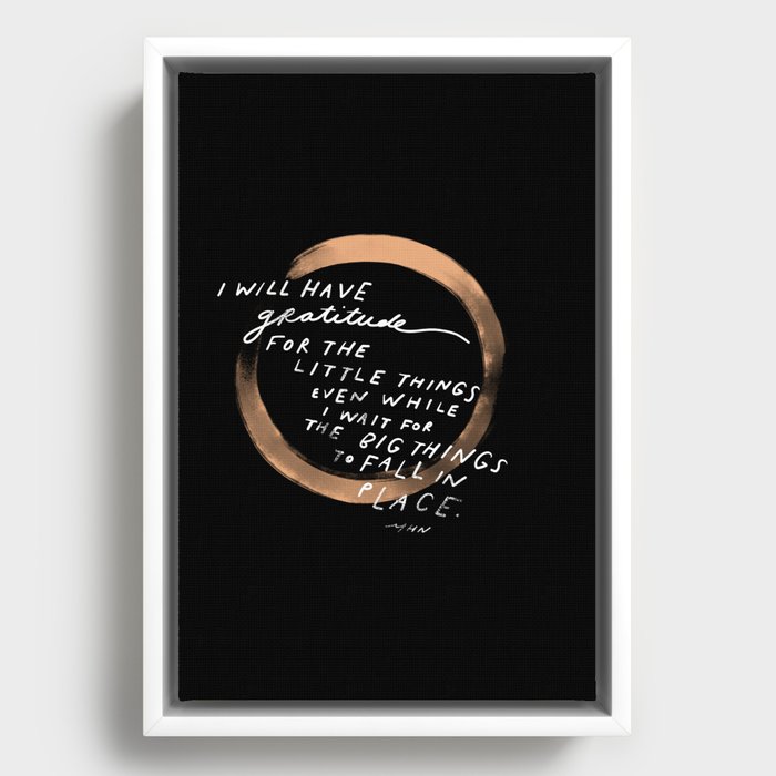 Framed Canvas
