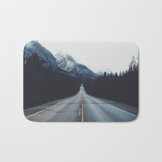 Mountain Road #forest Bath Mat