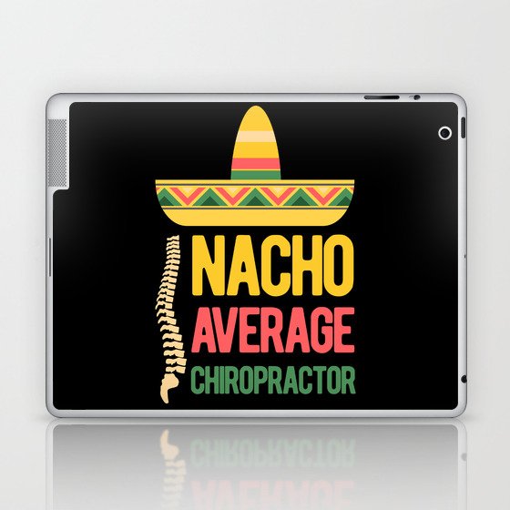 Funny Chiropractor Chiropractic Laptop & iPad Skin