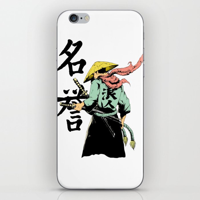 Samurai Ronin iPhone Skin