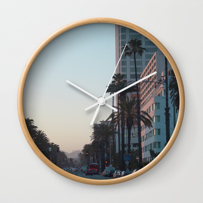 Sunset Drive Wall Clock