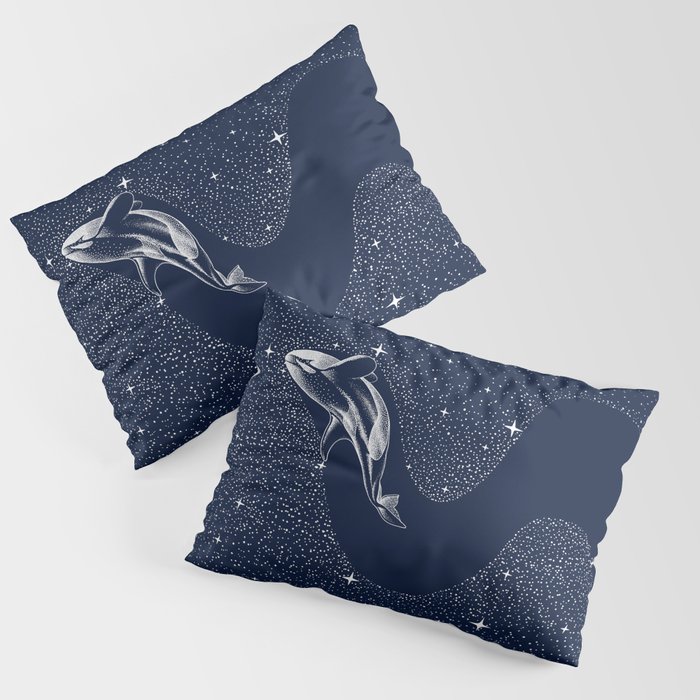 starry orca Pillow Sham