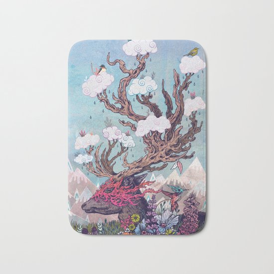 Journeying Spirit (deer) Bath Mat