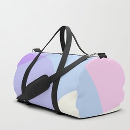 Circles in Pastel Pink Duffle Bag