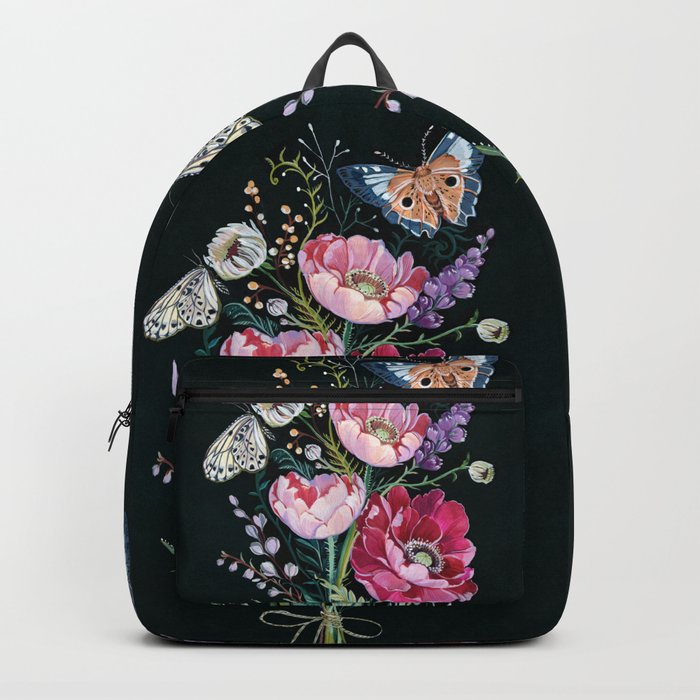 Butterfly Floral Bouquet Backpack