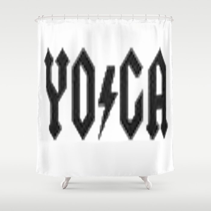 Yoga Shower Curtain