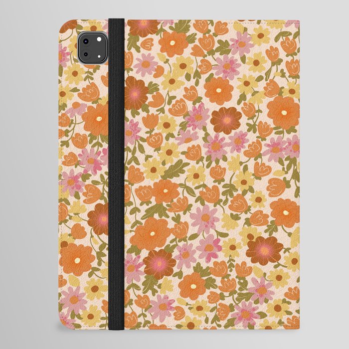 Retro garden pattern iPad Folio Case