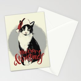 Vintage Christmas (Cat Edition) Stationery Card