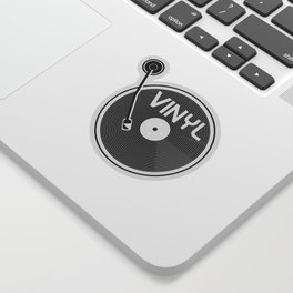 Vinyl Record Sticker