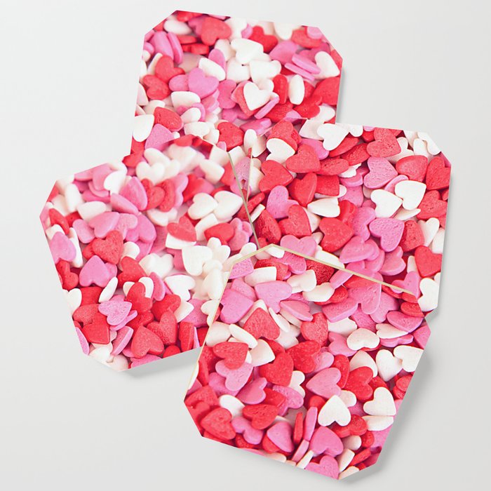 Heart Sprinkles | Sweets Coaster