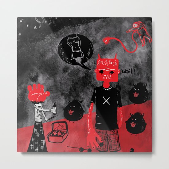 Day Off Metal Print