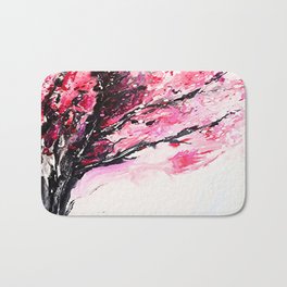 Cherry Tree Bath Mat | Japanese, Cherrytree, Bright, Nature, Beautiful, Motion, Cherryblossom, Japanesetree, Flowers, Tree 