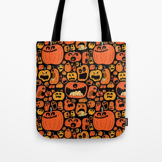 Pumpkin Pattern Tote Bag