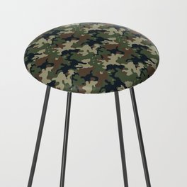 Abstract camo pattern  Counter Stool