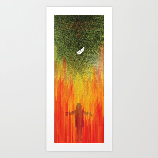 hephaestus in her hands Art Print
