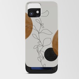 Abstract Plant iPhone Card Case