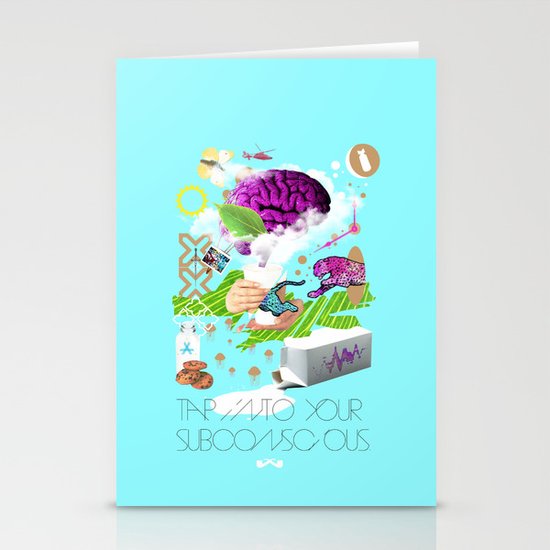 Tap into your subconscious. Stationery Cards
