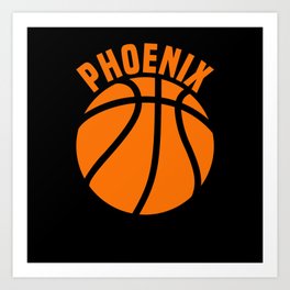 Phoenix Basketball Funny Gift Art Print | Arizona, Kentucky, Sports, Sun, Booker, Basketball, Phx, Dunk, Ball, Oubre 