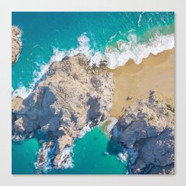 Mexico Photography - Beautiful Sea Shore In Mexico Canvas Print