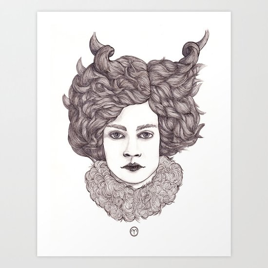 Aries Art Print