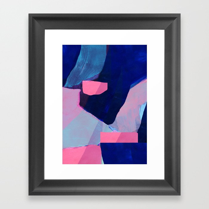 Balance Abstract Framed Art Print By Saryart Society6